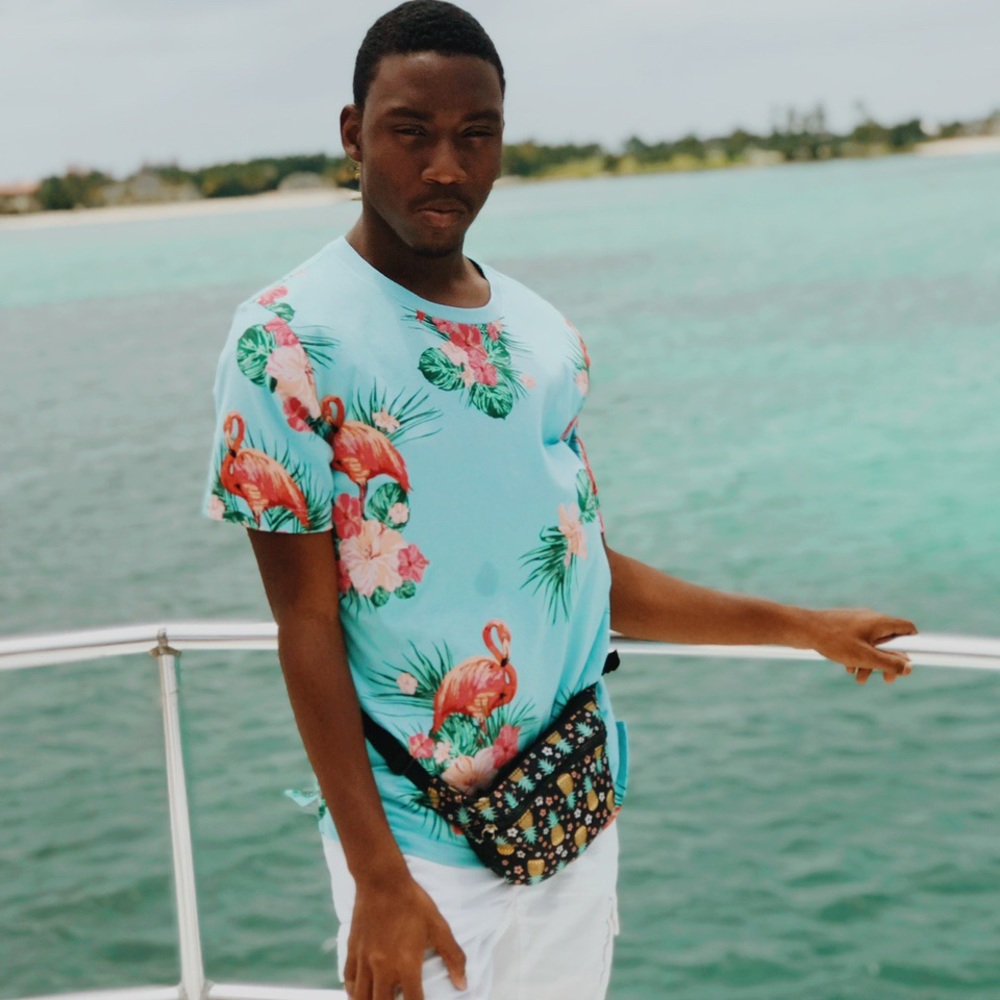 Floral Flamingo Tee Shirt